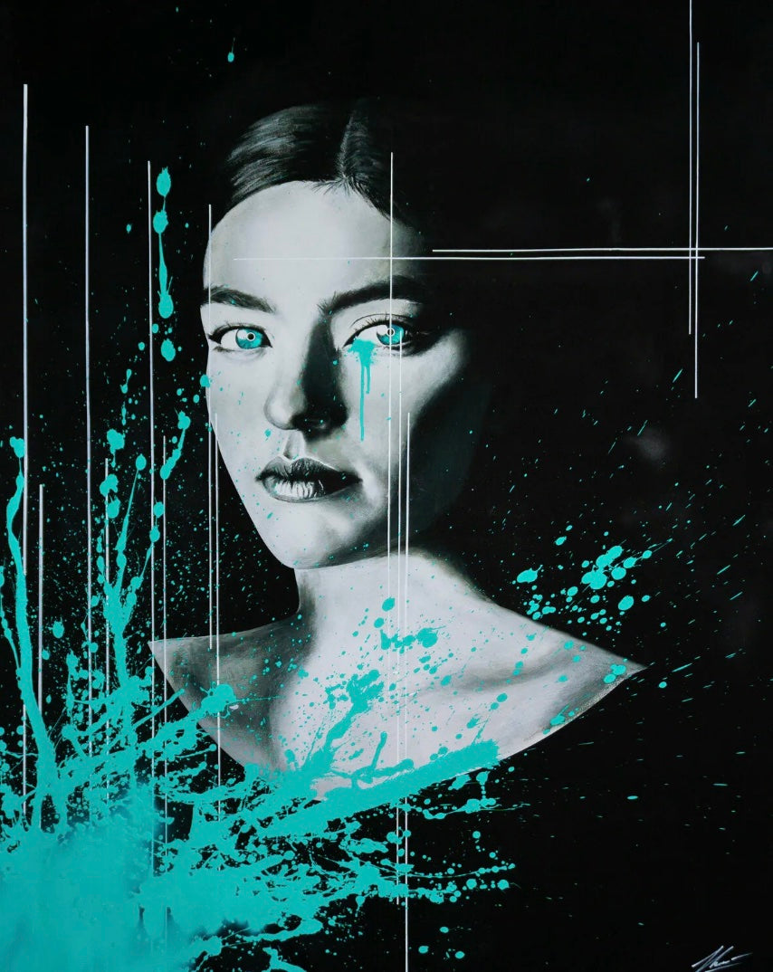 "Conscious Mind" Black Series Fine Art Print