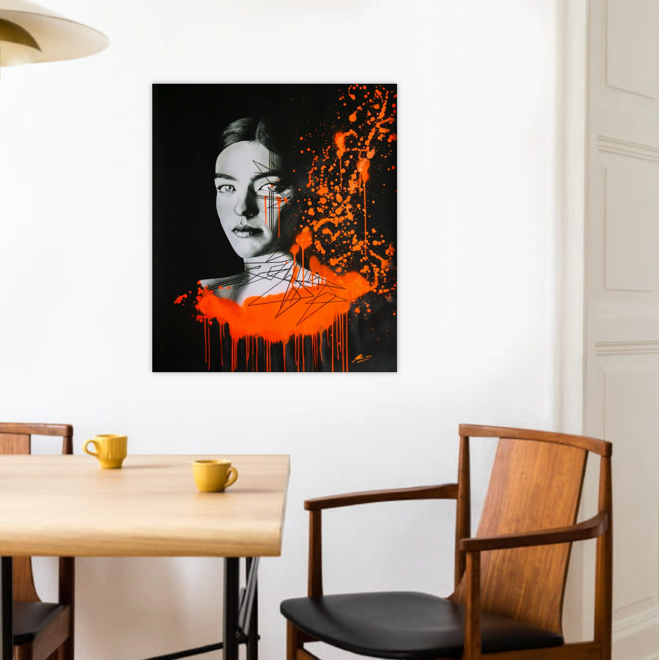 "Conscious Mind" Black Series Fine Art Print