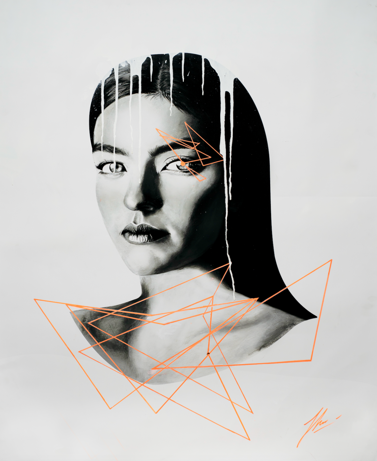 "Conscious Mind" White Series Poster