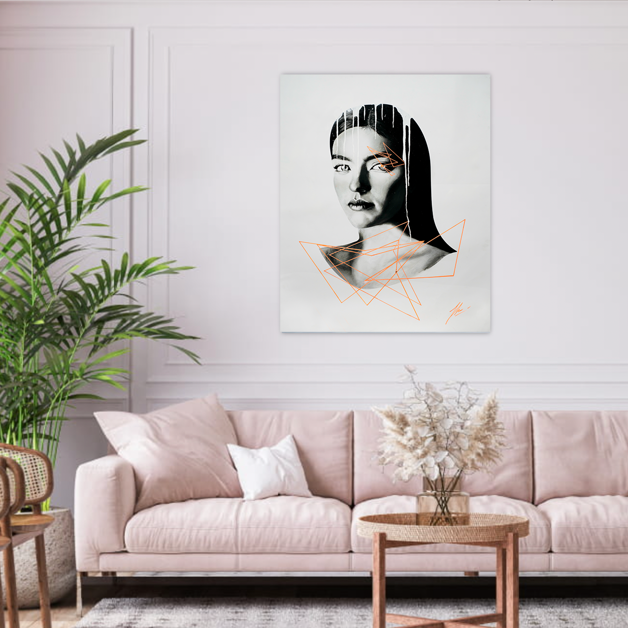 "Conscious Mind" White Series Poster