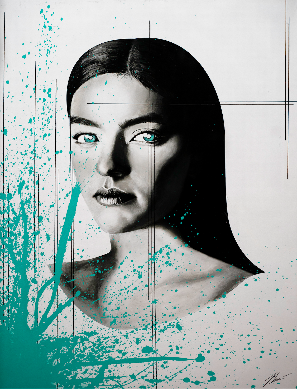 "Conscious Mind" White Series Poster