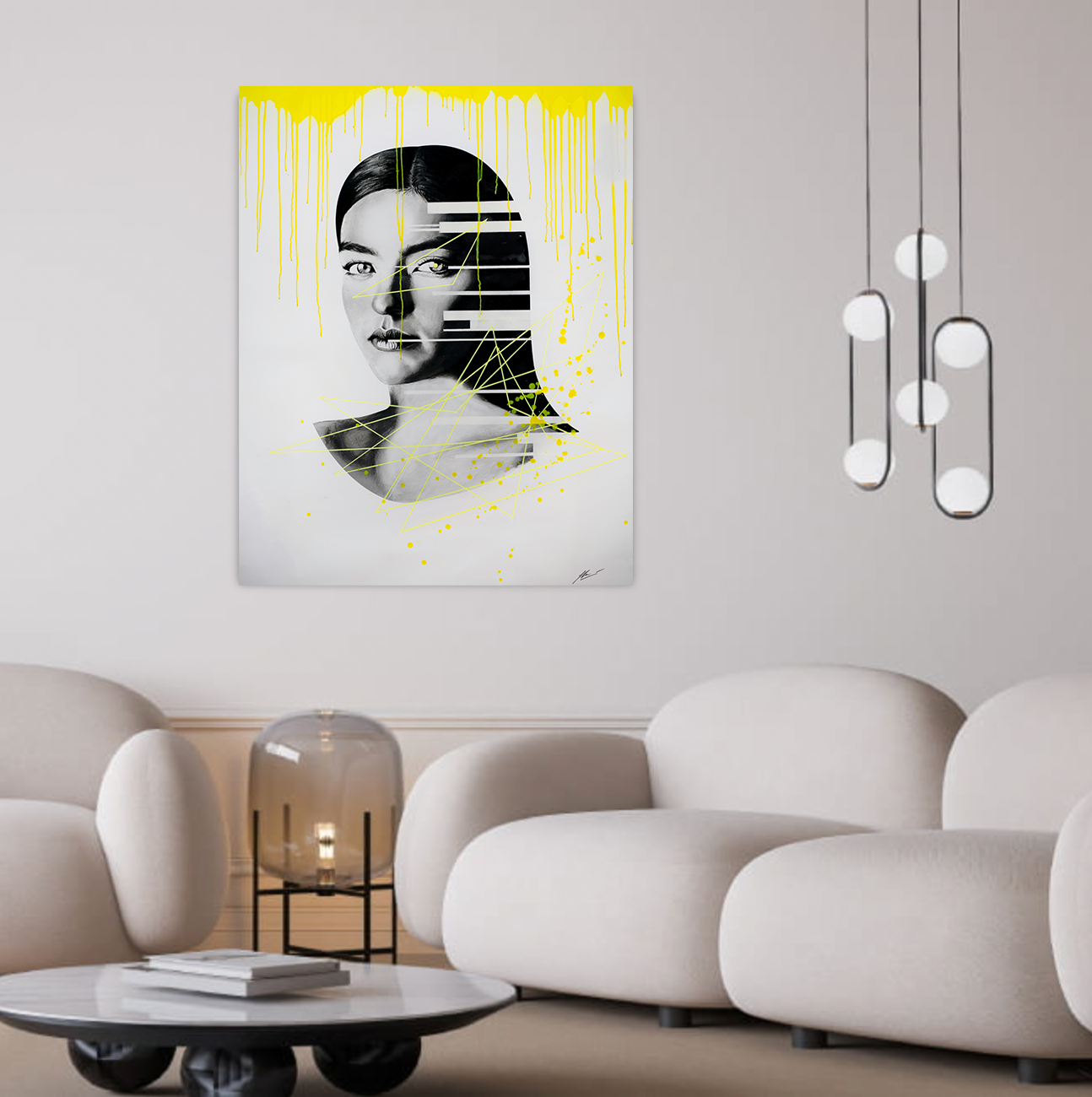 "Conscious Mind" White Series Poster